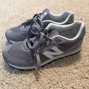 New Balance Gray Mesh & Suede Everyday Sneakers